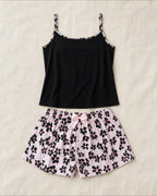 Pijama Flores Rosa