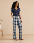 Pijama Sueño Large Blue camisa corta