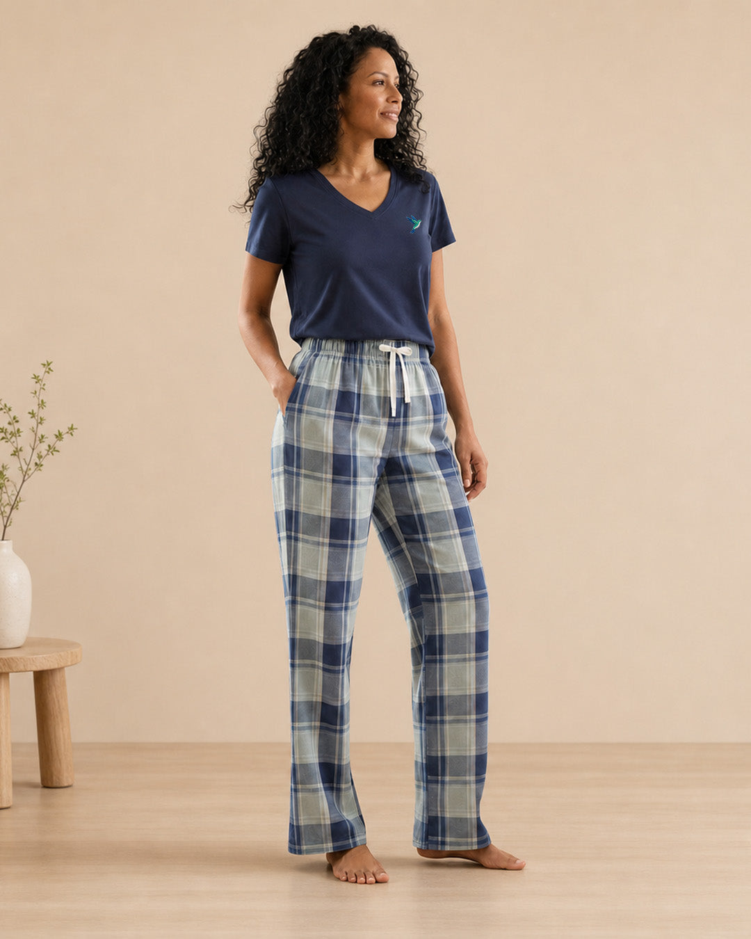 Pijama Sueño Large Blue camisa corta