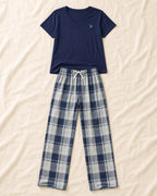 Pijama Sueño Large Blue camisa corta