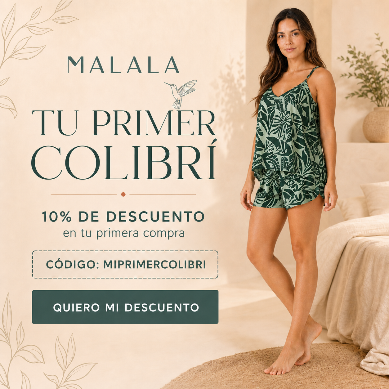 Malala: Tu primer colibrí. 10% de descuento en tu primera compra con el código MIPRIMERCOLIBRI